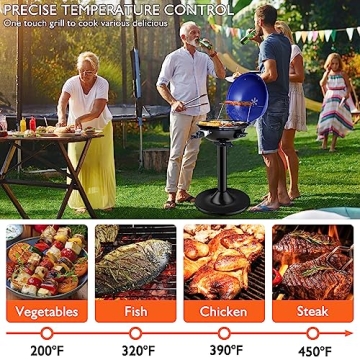 High Power 1800W Smokeless Electric Grill for All Spaces