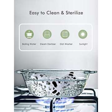 Giftty Baby Teething Mitten Panda Teether for Infants