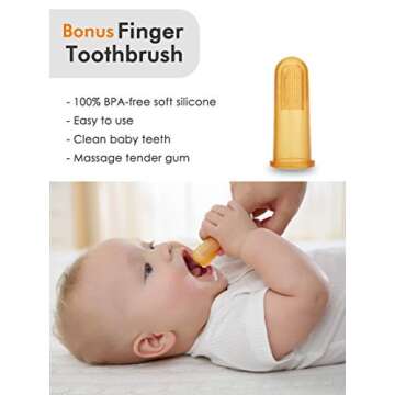 Giftty Baby Teething Mitten Panda Teether for Infants