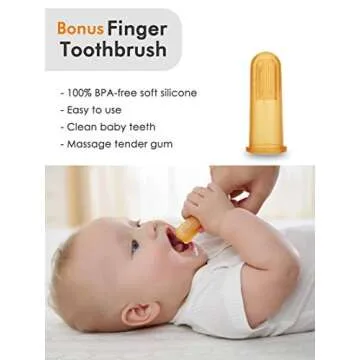 Giftty Baby Teething Mitten Panda Teether for Infants