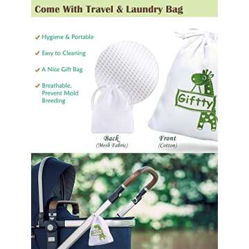 Giftty Baby Teething Mitten Panda Teether for Infants