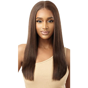 Outre 100% Human Hair Blend 13X6 Hand-Tied 360 Lace Frontal Wig - MARISA