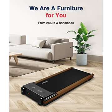 Stylish Redliro Under Desk Treadmill - 300 lb Capacity