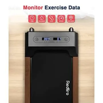 Stylish Redliro Under Desk Treadmill - 300 lb Capacity