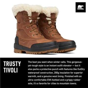 Sorel Tivoli IV Parc Waterproof Women's Boots - Velvet Tan - Size 9