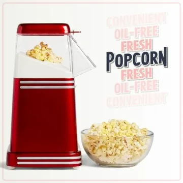Nostalgia Hot-Air Popcorn Maker - 8 Cups Oil Free