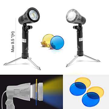 LimoStudio 24x24 Inch Photo Box Light Tent with LEDs