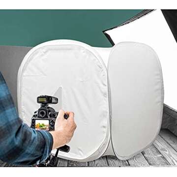 LimoStudio 24x24 Inch Photo Box Light Tent with LEDs