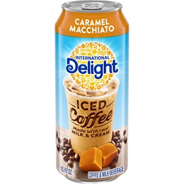 International Delight Iced Coffee, Caramel Macchiato, 15 Fl Oz (Pack of 12)