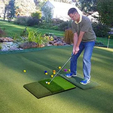 JAYA 12 Pack Foam Golf Practice Balls, Realistic Feel and Limited Flight, Soft for Indoor or Outdoor Training