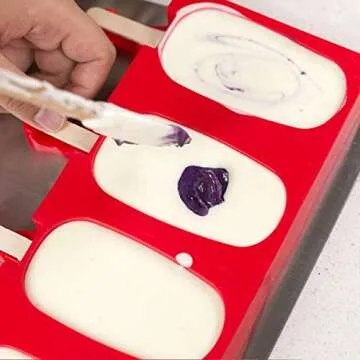 Silicone Popsicle Molds Set for Easy Homemade Treats