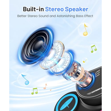 Sboet Electronic Drum Set - 9 Pads, Portable Design