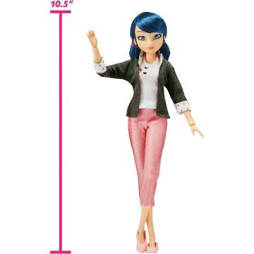 Miraculous Cat Ladybug Marinette Doll with Outfit