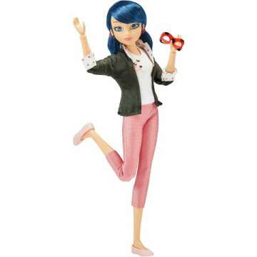 Miraculous Cat Ladybug Marinette Doll with Outfit