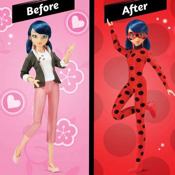 Miraculous Cat Ladybug Marinette Doll with Outfit
