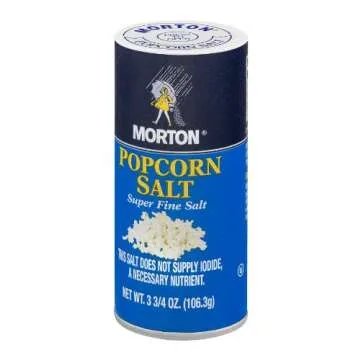 Morton Popcorn Salt - Elevate Your Movie Snack Game with Super-Fine Seasoning