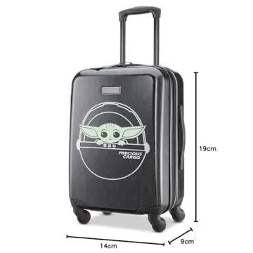 American Tourister Star Wars Hardside Luggage with Spinner Wheels, Star Wars The Child, Carry-On 21-Inch