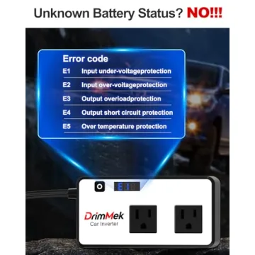 DrimMek 200W Car Power Inverter for Travel Charging