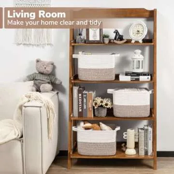 Goodpick Cotton Rope Cube Storage Bins – Stylish & Functional Storage Solutions