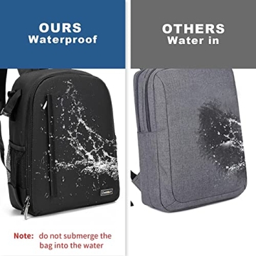 Cwatcun Waterproof Camera Backpack for DSLR & Mirrorless