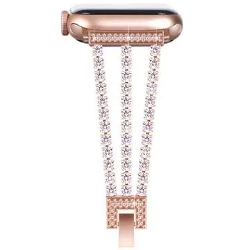 Surace Bling Diamond Apple Watch Band for Women