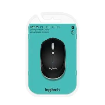Logitech M535 Bluetooth Mouse, Gray - Black, Discontinued