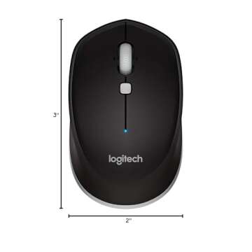 Logitech M535 Bluetooth Mouse, Gray - Black, Discontinued
