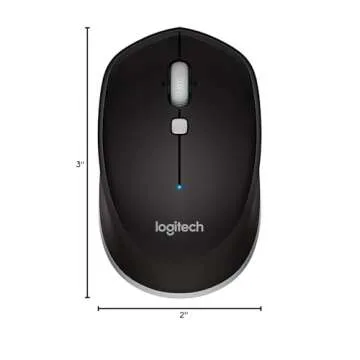 Logitech M535 Bluetooth Mouse, Gray - Black, Discontinued