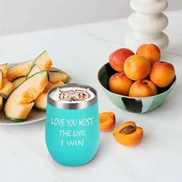 XGATML Love You Most Wine Tumbler for Her