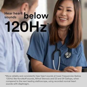 3M Littmann Classic III Monitoring Stethoscope, 5630, More Than 2X as Loud* and Weighs Less**, Stainless Steel Chestpiece, 27" Ceil Blue Tube