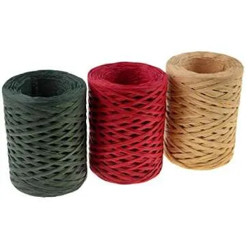 CREATRILL Raffia Ribbon 1080 Feet Eco-Friendly Gift Wrapping