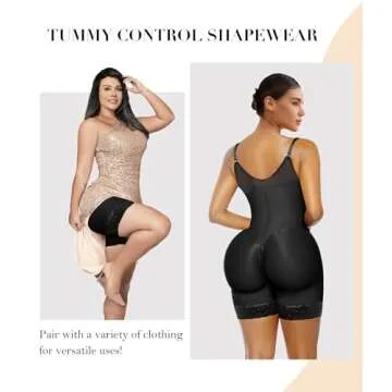 YIANNA Postpartum Full Shapewear for Women Tummy Control
