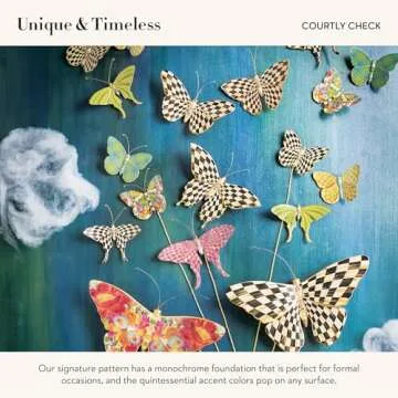 MACKENZIE-CHILDS Butterfly Duo Hanging Wall Decor Set