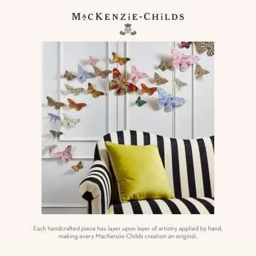 MACKENZIE-CHILDS Butterfly Duo Hanging Wall Decor Set