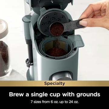 Ninja Coffee Maker with Pod and Ground Options, Frother
