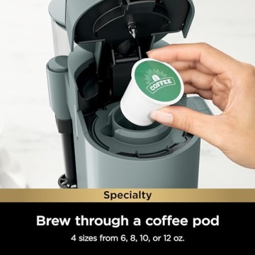 Ninja Coffee Maker with Pod and Ground Options, Frother