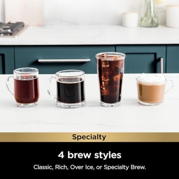 Ninja Coffee Maker with Pod and Ground Options, Frother