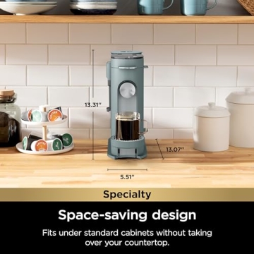 Ninja Coffee Maker with Pod and Ground Options, Frother