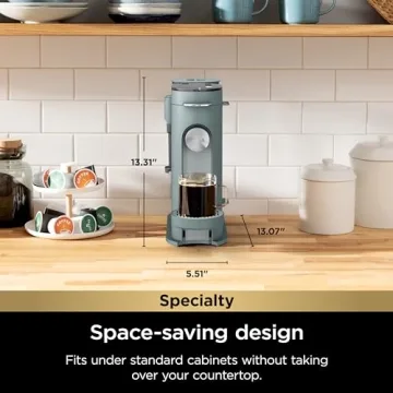 Ninja Coffee Maker with Pod and Ground Options, Frother