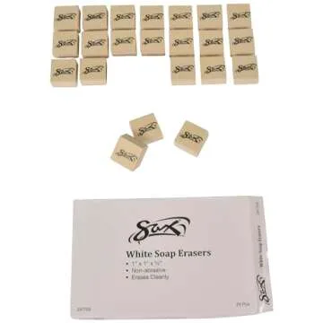 Sax Soap Erasers - Exceptional Quality Pack of 24 for Creative Excellence