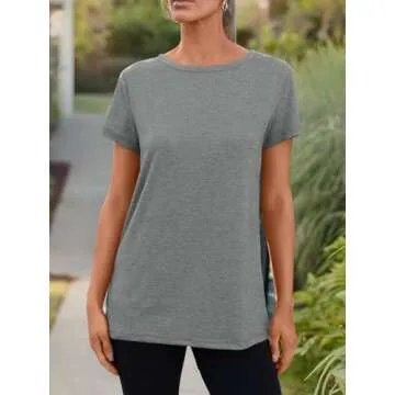 AUTOMET Summer Tops Soft Casual Shirts for Women
