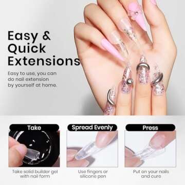 MIZHSE 30g Solid Builder Gel for Stunning Nails