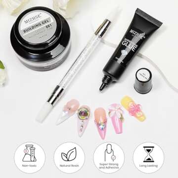 MIZHSE 30g Solid Builder Gel for Stunning Nails