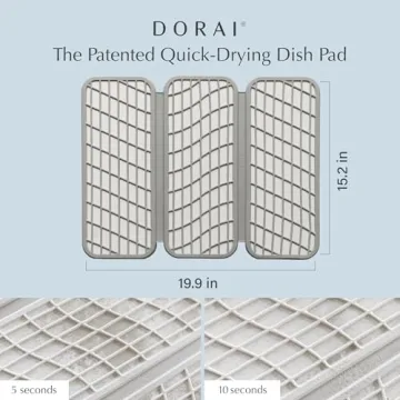 Dorai Dish Pad | Quick Drying, Stylish Kitchen Accessory
