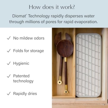 Dorai Dish Pad | Quick Drying, Stylish Kitchen Accessory