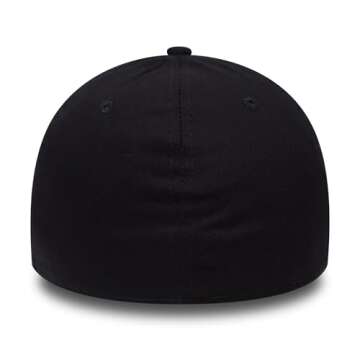 New Era Men Small and Medium 39Thirty League Basic New York Yankees Cap, Blue (Navy), S/M