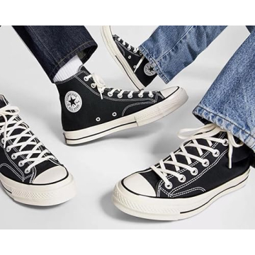 Converse All Star '70s High Top Unisex Sneakers, Black, 13 US Women/11 US Men