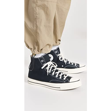 Converse All Star '70s High Top Unisex Sneakers, Black, 13 US Women/11 US Men