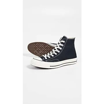 Converse All Star '70s High Top Unisex Sneakers, Black, 13 US Women/11 US Men