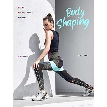 OlarHike Resistance Bands Set for Women Butt and Legs, Exercise Workout Elastic Bands for Booty, Fabric Glute Hip Thigh Cotton Bands for Yoga Working Out, Wide Circle Non-Slip Resistance Squat Band